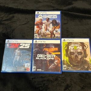 Sony PS5 Game Collection - Blue Cases